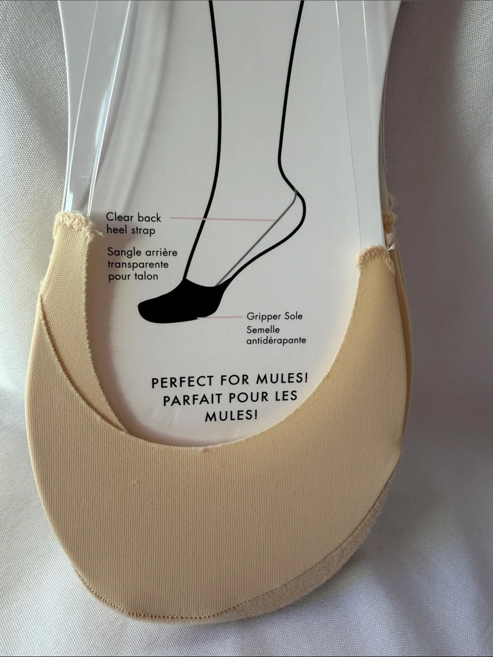 Rebecca Minkoff Nude High Rise Toe Cap Liners 5 Pairs